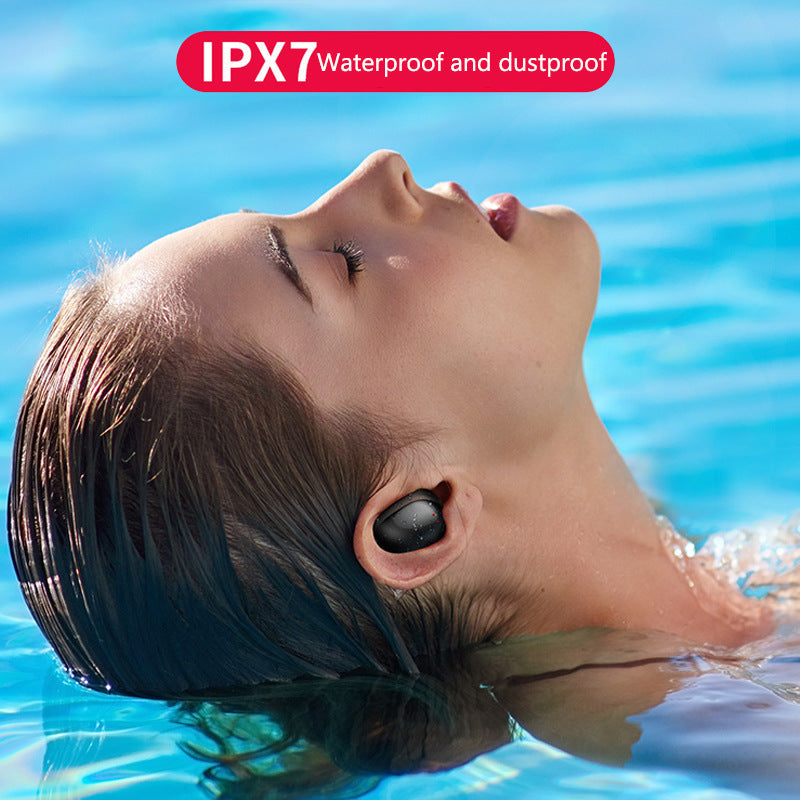 Bluetooth Earphone Stereo Headphone Wireless Earbuds Heads 0 - Tophatter Daily Deals