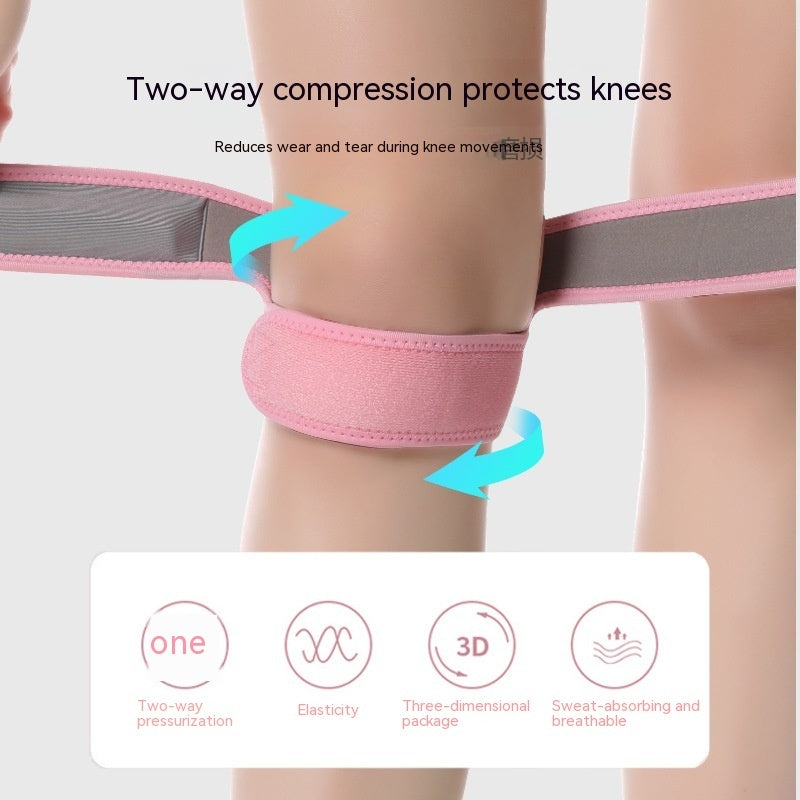 Built-in Double Silicone Pressure Adjustable Patella Retinaculum 0 - Tophatter Daily Deals