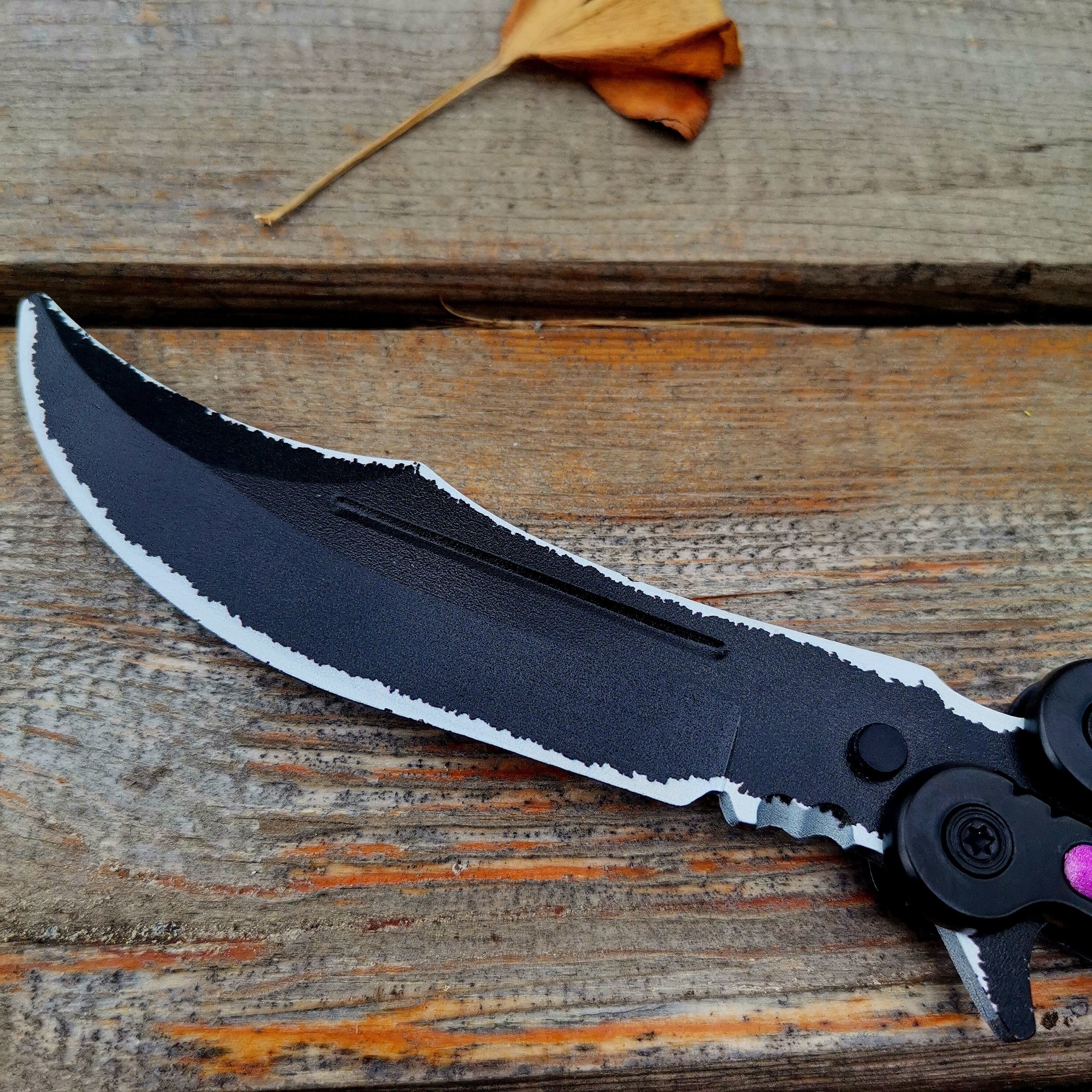 Global Offensive Game Butterfly Knife Blunt Blade Trainer Replica - Tophatter Daily Deals