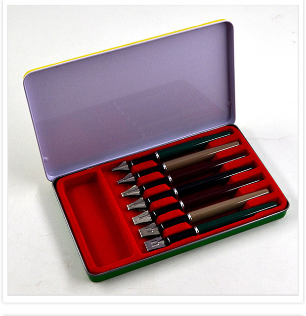 7Pcs/Box Caligraphy Parallel Pen Set 0 - Tophatter Daily Deals