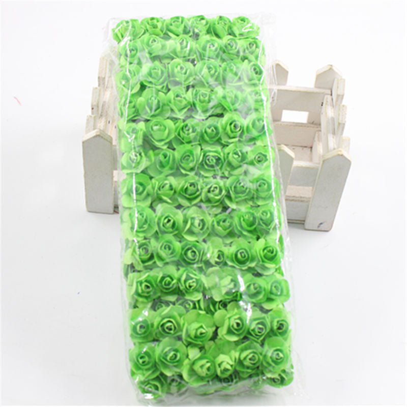 Artificial Flower Festive Home Gift Box Wedding Candy Box Decoration Green 0 - Tophatter Daily Deals