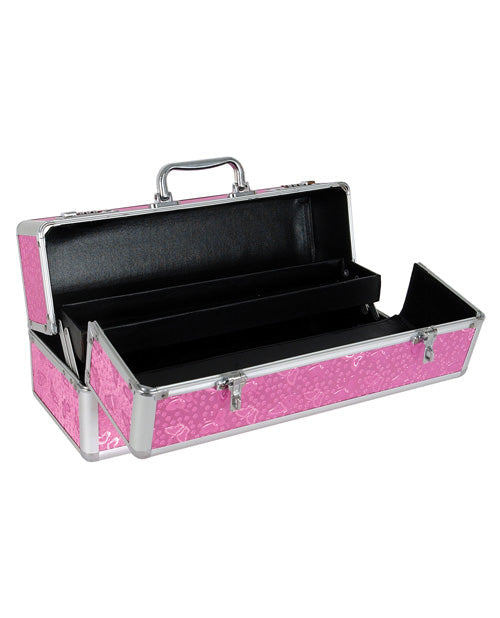 Large Lockable Vibrator Case Pink Household Storage Containers - Tophatter Daily Deals