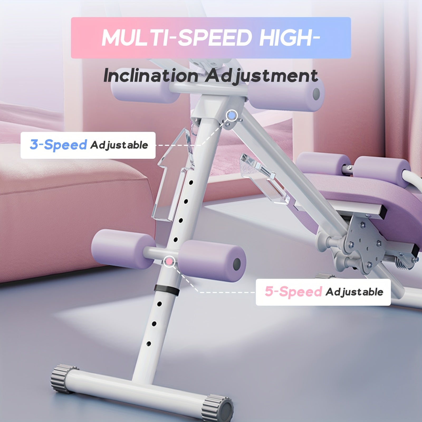 Adjustable Abdominal Workout Machine Full Body Trainer Fitness - Tophatter Daily Deals