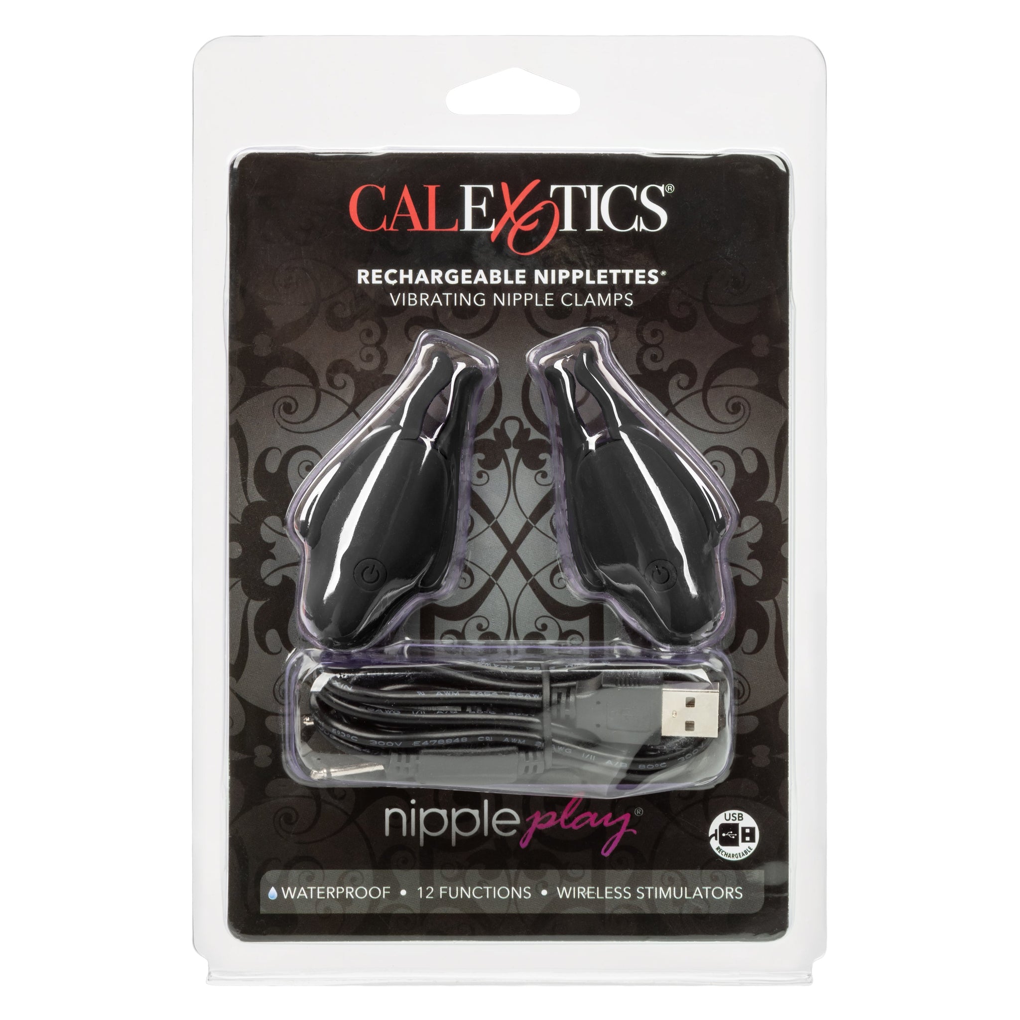 Rechargeable Nipplettes – Vibrating Adjustable Nipple Clamps > Sex Toys > Nipple Stimulators - Tophatter Daily Deals