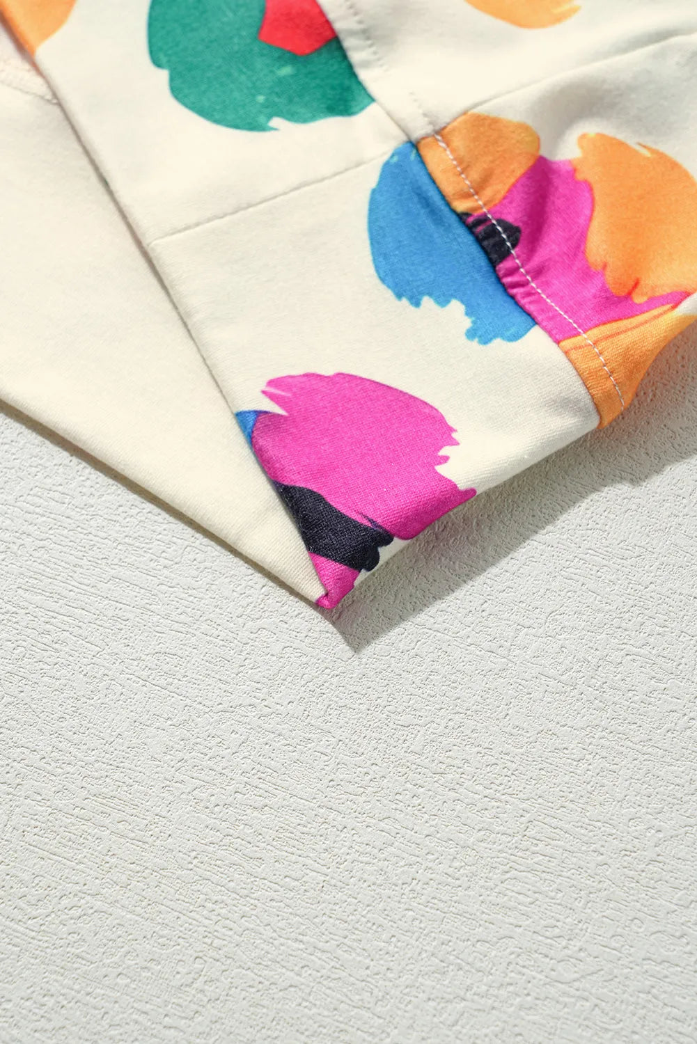 Apricot Leopard Print Long Sleeve Top and Skinny Pants Lounge Set Loungewear & Sleepwear/Loungewear - Tophatter Daily Deals