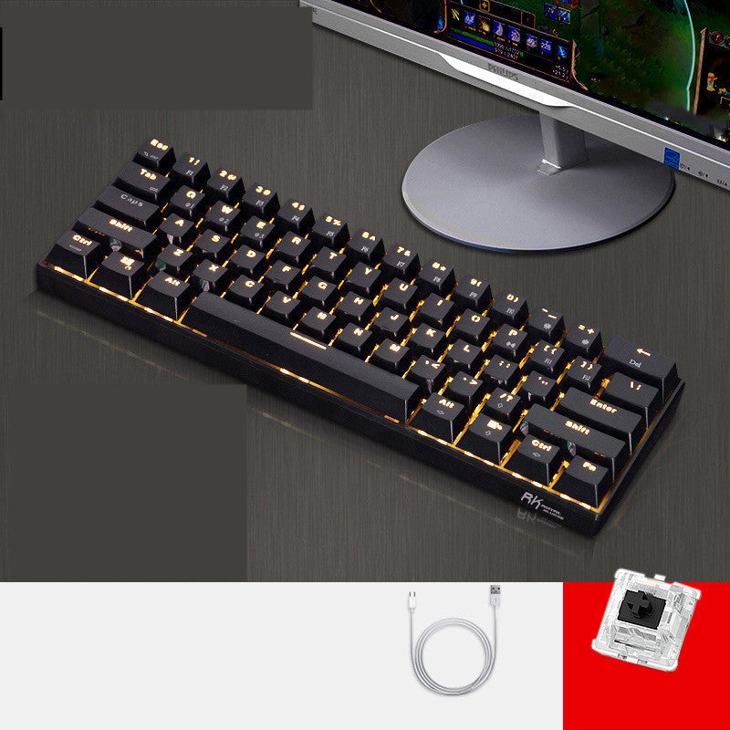 Bluetooth Mechanical Keyboard Mobile Phone Tablet 10Style 0 - Tophatter Daily Deals
