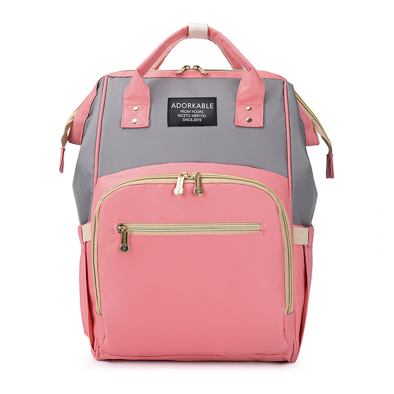 Backpack Lightweight Baby Diaper Bag Upgrade Large Capacity Wet And Dry Baby Products Pack 0 - Tophatter Daily Deals