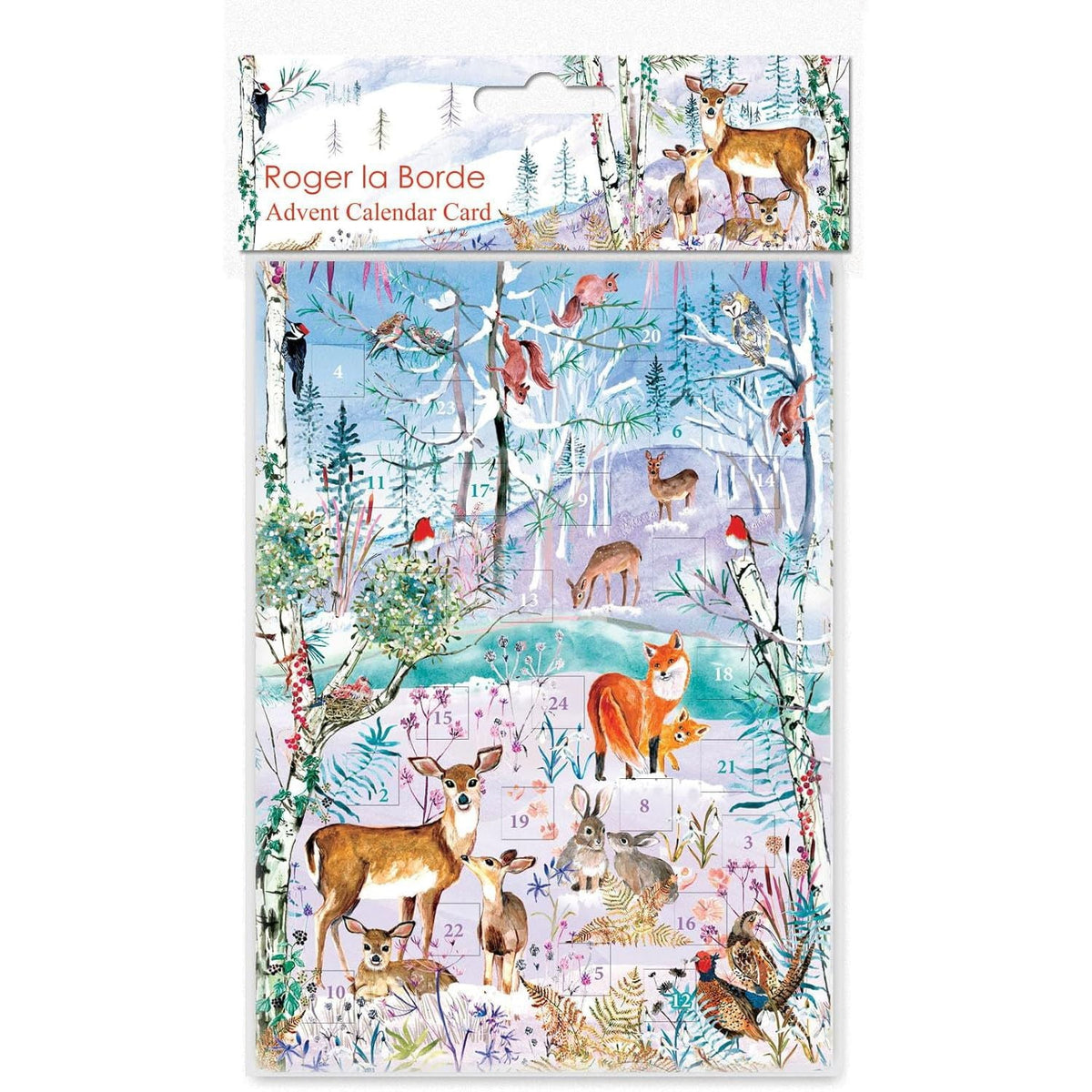 Wild Winter's Song Advent Calendar Greetings Card | Christmas Advent Calendar Advent Calendar - Tophatter Daily Deals