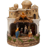 LED Musical Nativity Scene | Light-up Animated Festive Nativity Set Decoration Nativity Set - Tophatter Daily Deals