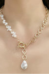 Freshwater Pearl Copper Necklace Necklaces - Tophatter Daily Deals