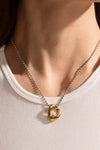 18K Gold-Plated Synthetic Pearl Peandant Necklace Necklaces - Tophatter Daily Deals