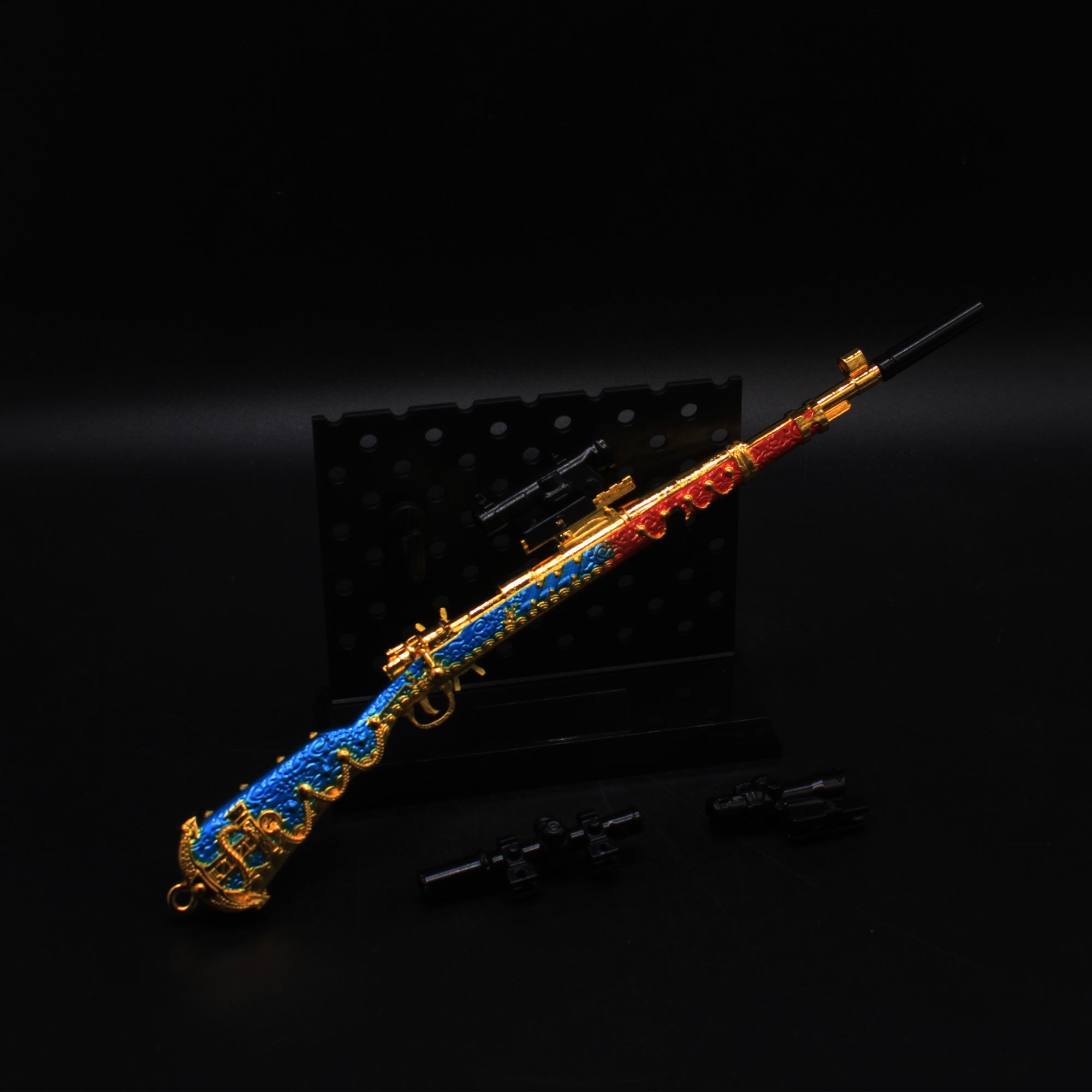 Kar98K Miniature Metal Karabiner Navigation Style Skin 22CM/8.7" With Plastic Stand - Tophatter Daily Deals