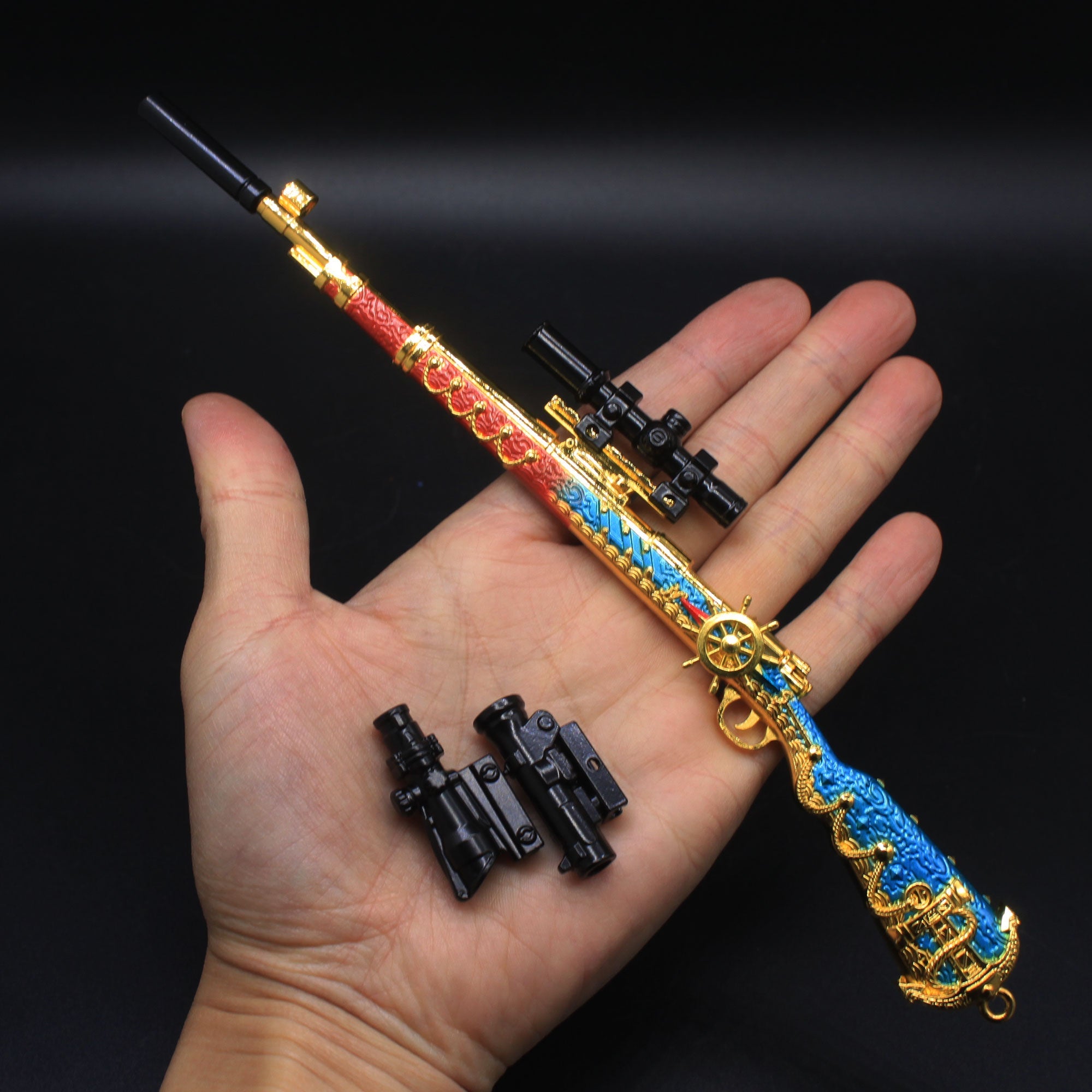 Kar98K Miniature Metal Karabiner Navigation Style Skin 22CM/8.7