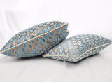Blue Polka Dot Simple Head Of Bed Large Cushion Sofa Cushion Throw Pillow 0 - Tophatter Daily Deals