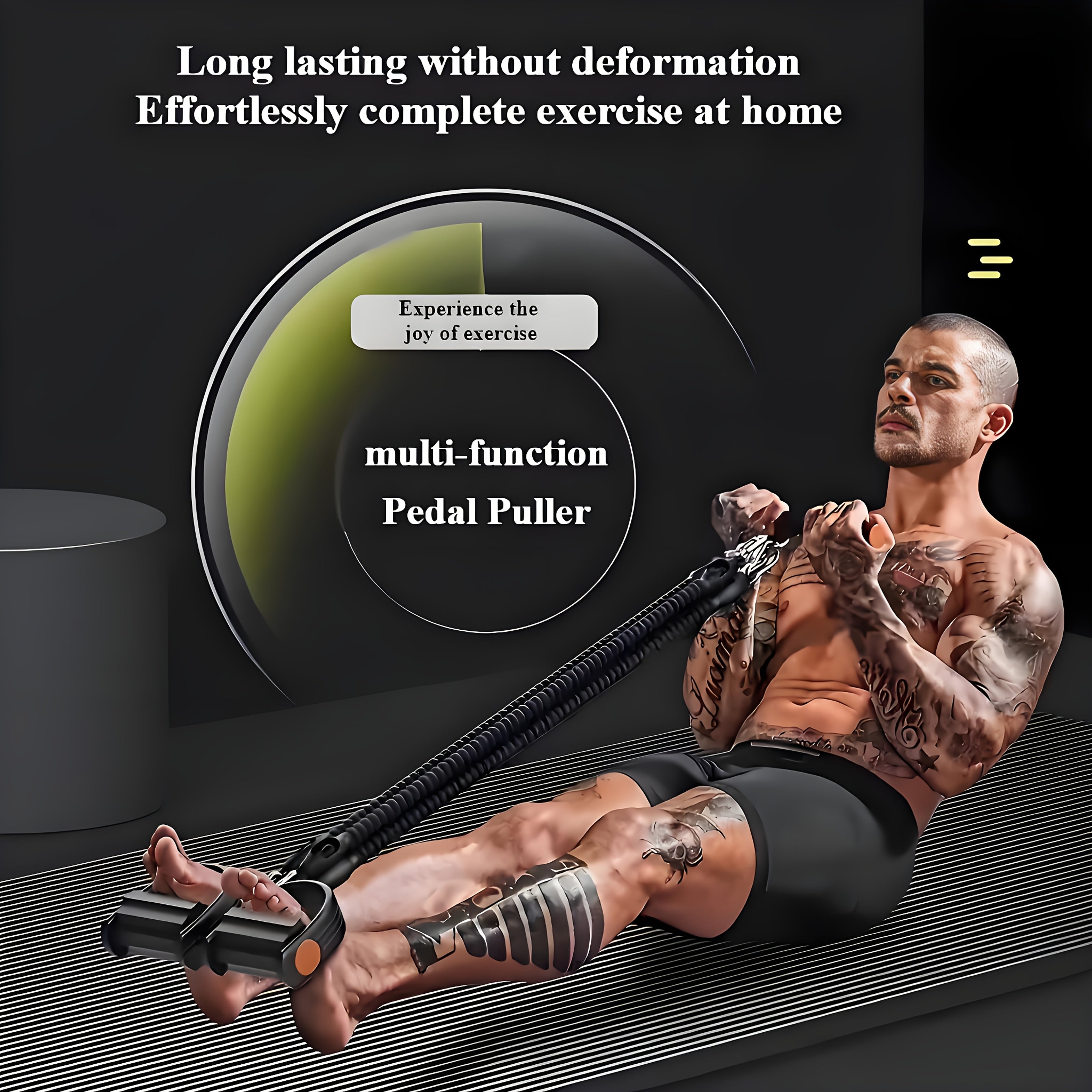 Multifunctional Foot Puller Fitness Resistance Set Accessories > Resistance Bands - Tophatter Daily Deals