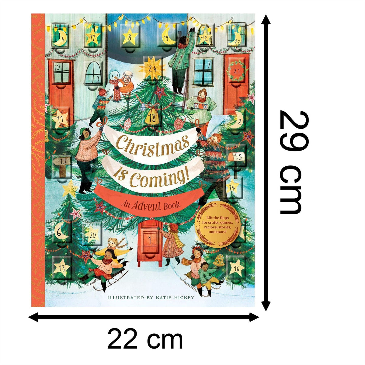 Christmas is Coming! Advent Calendar Book | Family Christmas Activity Book Advent Calendar - Tophatter Daily Deals