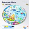 Summer Cooling Pet Water Bed Cushion Ice Pad Dog Sleeping Square Mat For Puppy Dogs Cats Pet Kennel Cool Cold Seal Dolphin 100cm - Tophatter Daily Deals