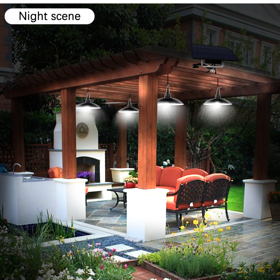 16LED solar chandelier 0 - Tophatter Daily Deals
