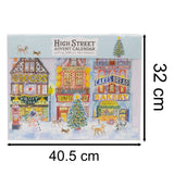 3D High Street Christmas Advent Calendar | Advent Calendar Pop-Up Winter Scene Advent Calendar - Tophatter Daily Deals
