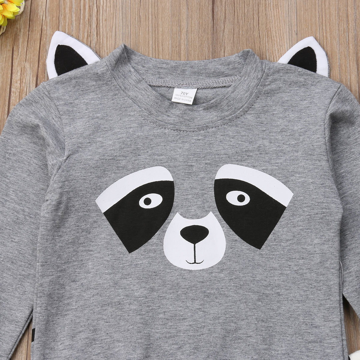 Brown Bear Shape Cute Long-sleeved Simple Children's Suit 0 - Tophatter Daily Deals