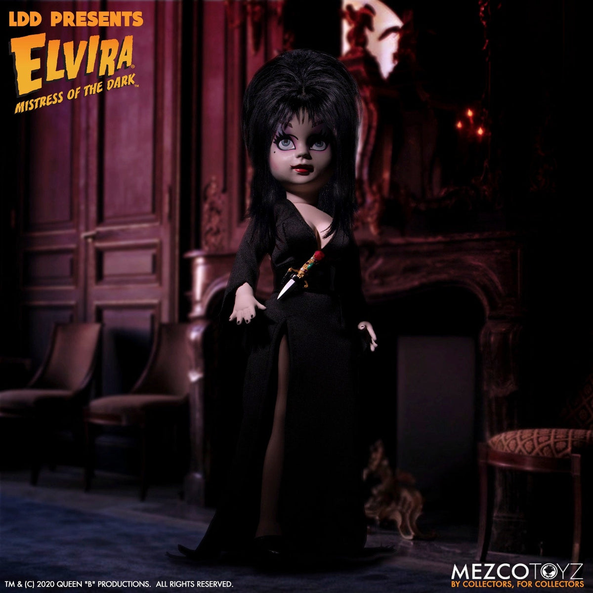 Elvira, Mistress of the Dark – Living Dead Dolls Presents Elvira Doll Collectible Doll - Tophatter Daily Deals