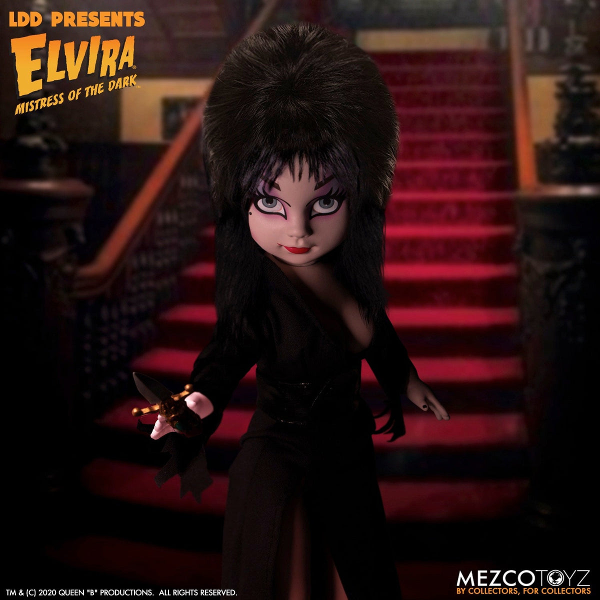Elvira, Mistress of the Dark – Living Dead Dolls Presents Elvira Doll Collectible Doll - Tophatter Daily Deals
