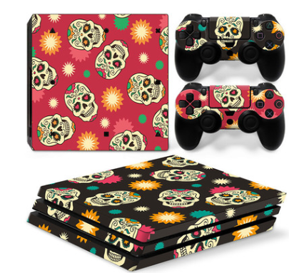 0131-0155 PS4 Pro game machine host Sticker Anti scraping geometric pattern sticker 17 3 12 0 - Tophatter Daily Deals