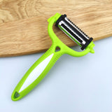 3 in1 Multifunctional 360 Degree Rotary Potato Peeler Green 0 - Tophatter Daily Deals