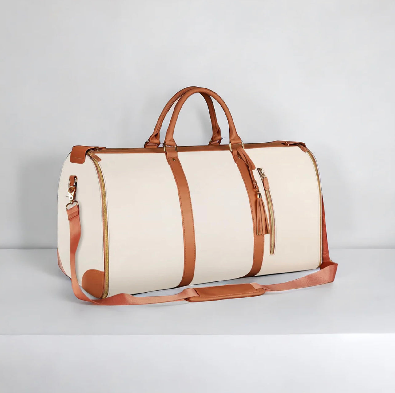 Foldable Travel Bag White - Tophatter Daily Deals