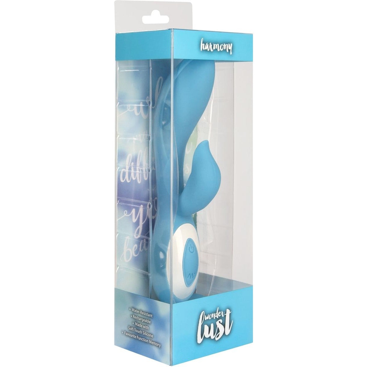 Wonderlust Harmony Rabbit Vibrator in Blue Rabbit Vibrator - Tophatter Daily Deals