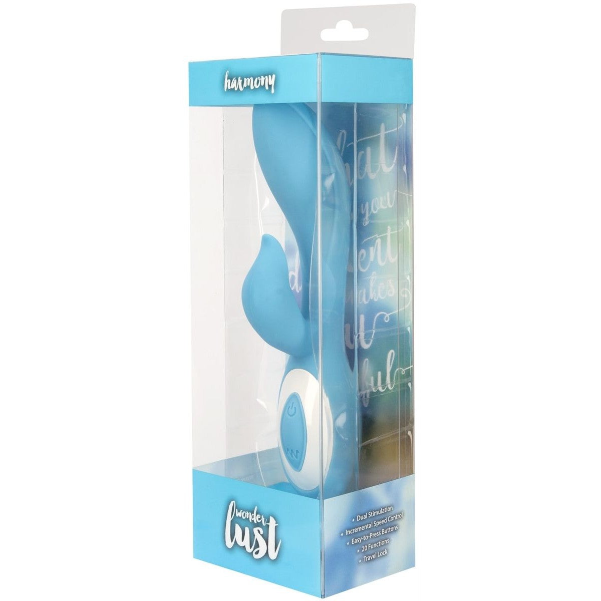 Wonderlust Harmony Rabbit Vibrator in Blue Rabbit Vibrator - Tophatter Daily Deals