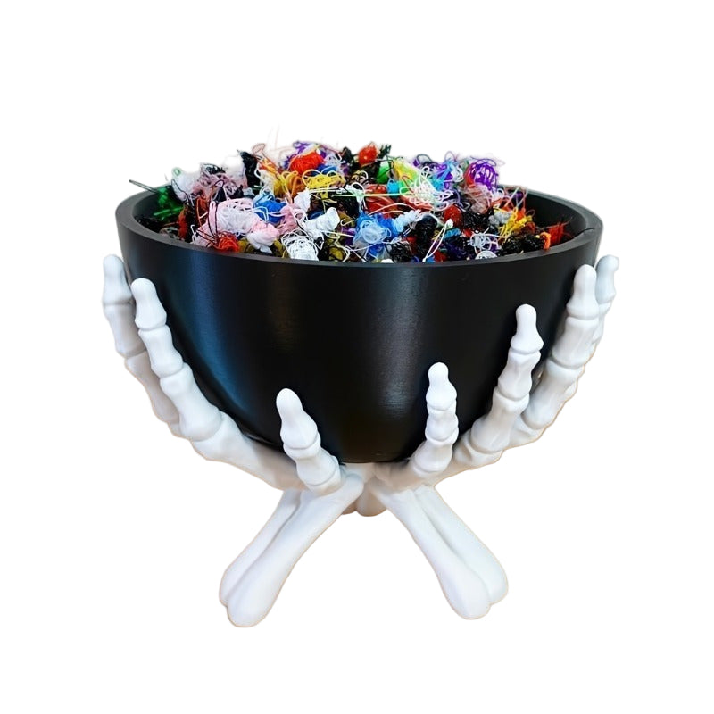 Skull Hand Bowl Holder Halloween Candy Dish Halloween - Tophatter Daily Deals