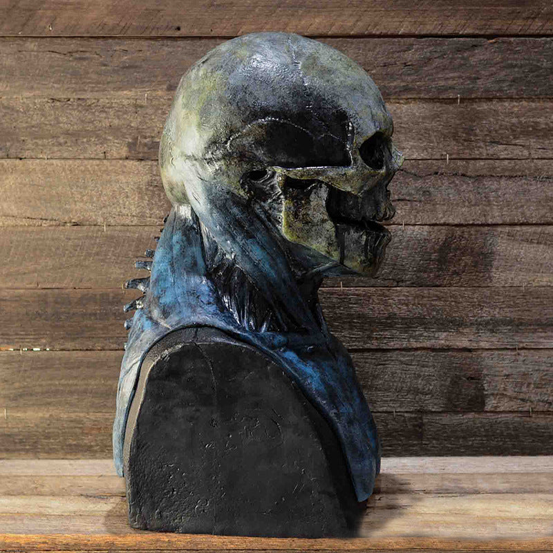 Bloody Latex Skull Mask Realistic Horror Halloween Prop 3D Changing Face Moving Picture Frame - Tophatter Daily Deals