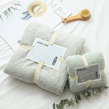 Absorbent Bath Towel For Mother And Child 2 Style 70x140 plus 34x74 0 - Tophatter Daily Deals