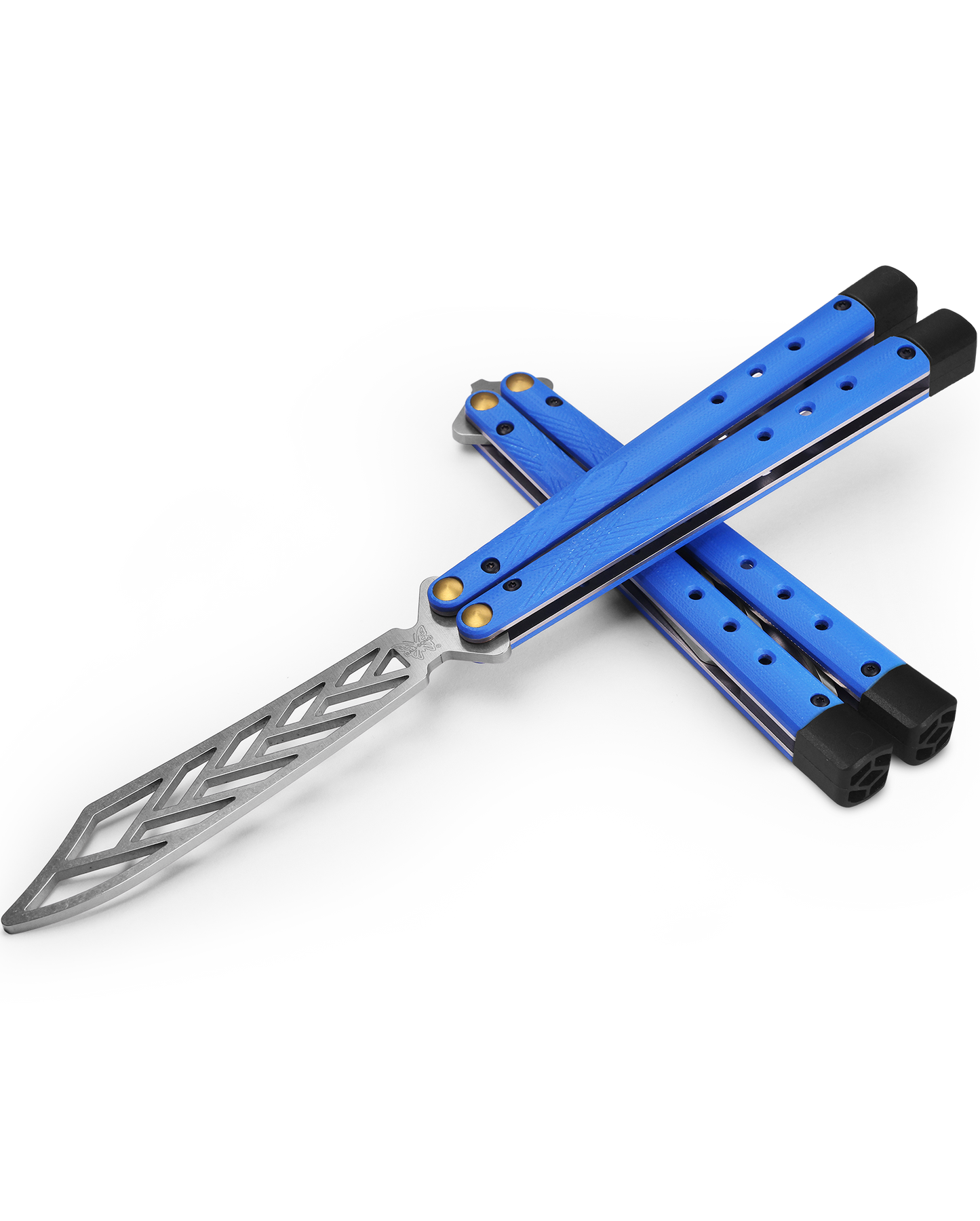 Benchmade Necron 99T Trainer Balisong - Butterfly Knife - G10 Handle - 440C Blade Knives - Tophatter Daily Deals