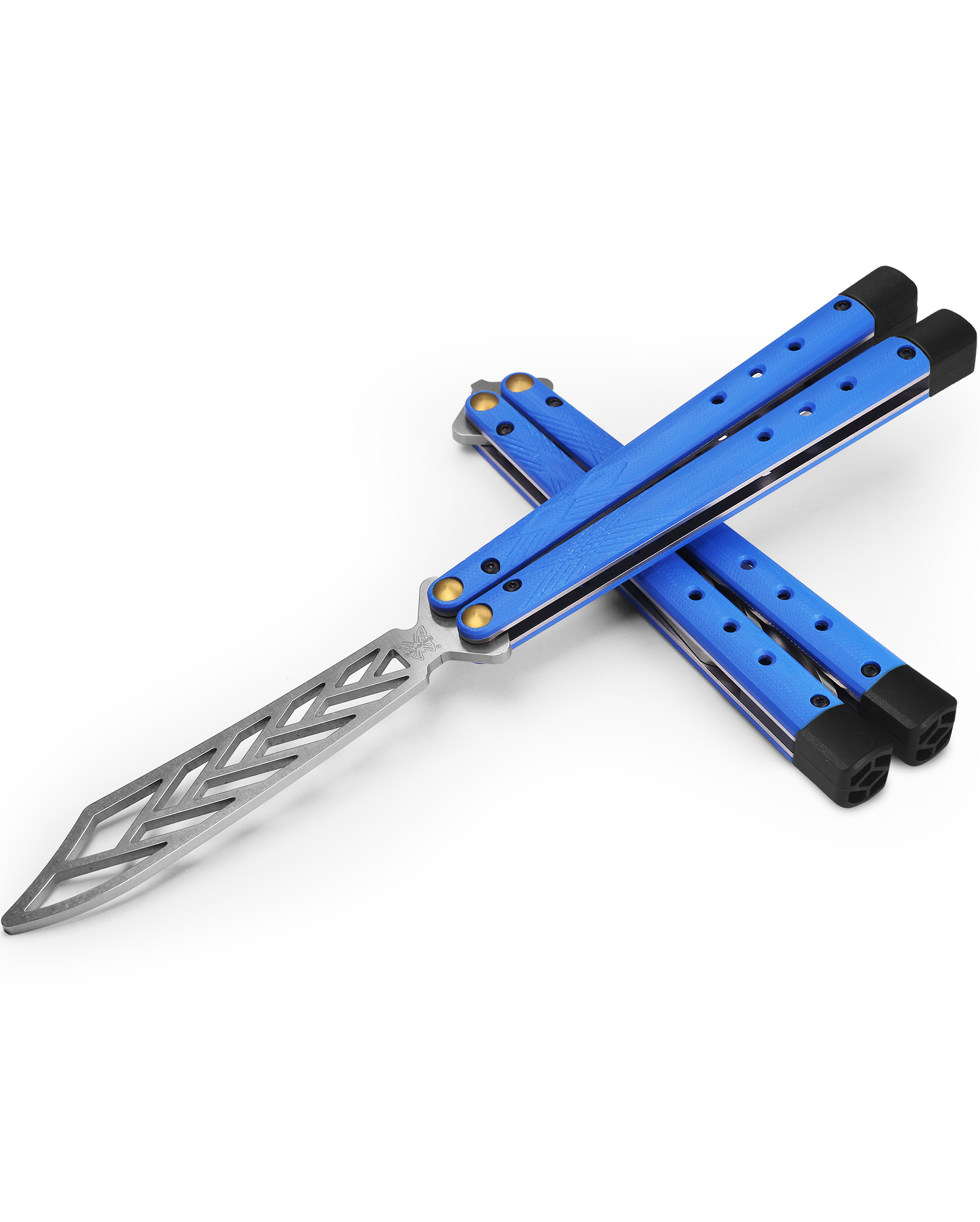 Benchmade Necron 99T Trainer Balisong - Butterfly Knife - G10 Handle - 440C Blade Knives - Tophatter Daily Deals