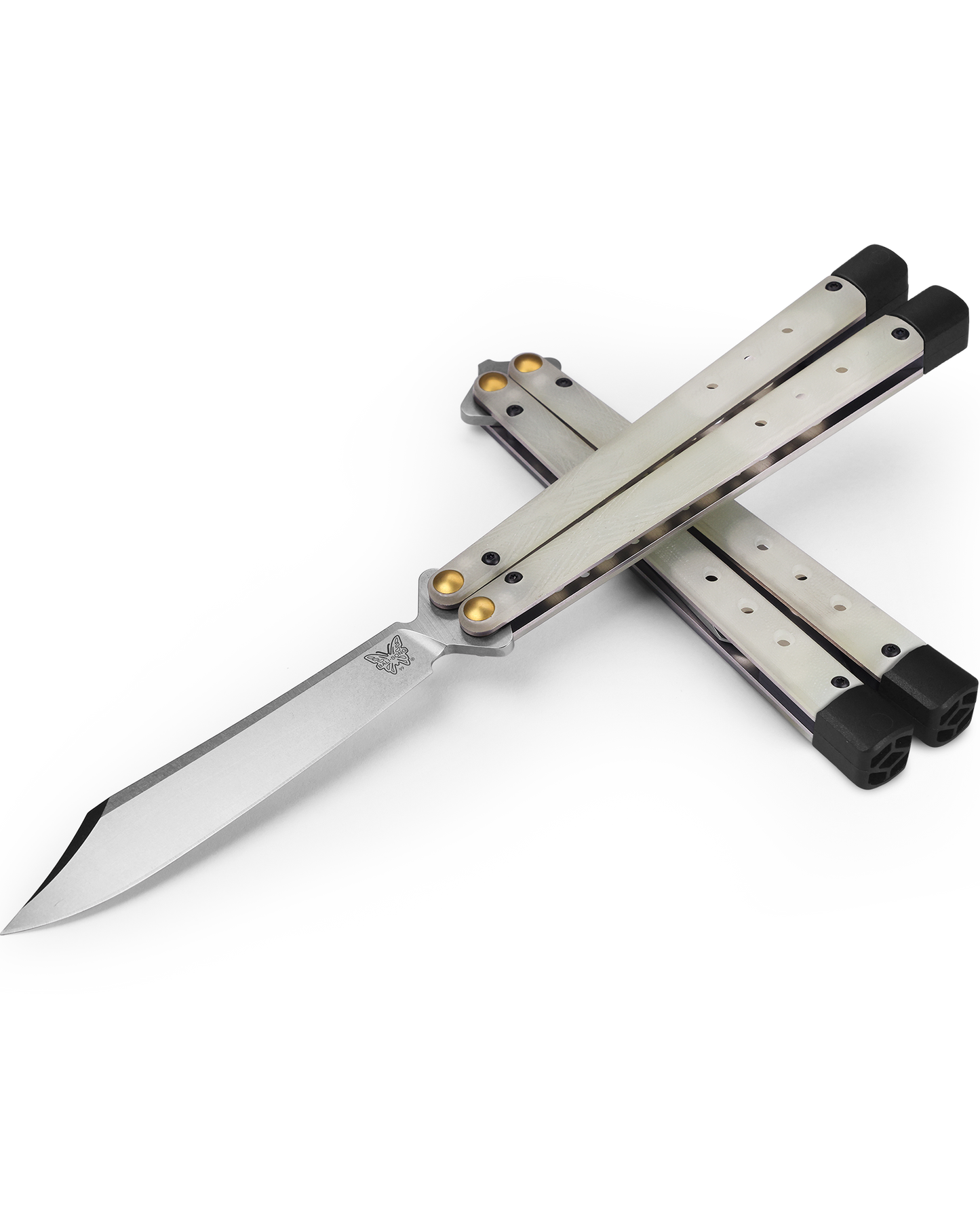 Benchmade Necron 99 Balisong - Butterfly Knife - G10 Handle - CPM-S30V Blade Knives - Tophatter Daily Deals