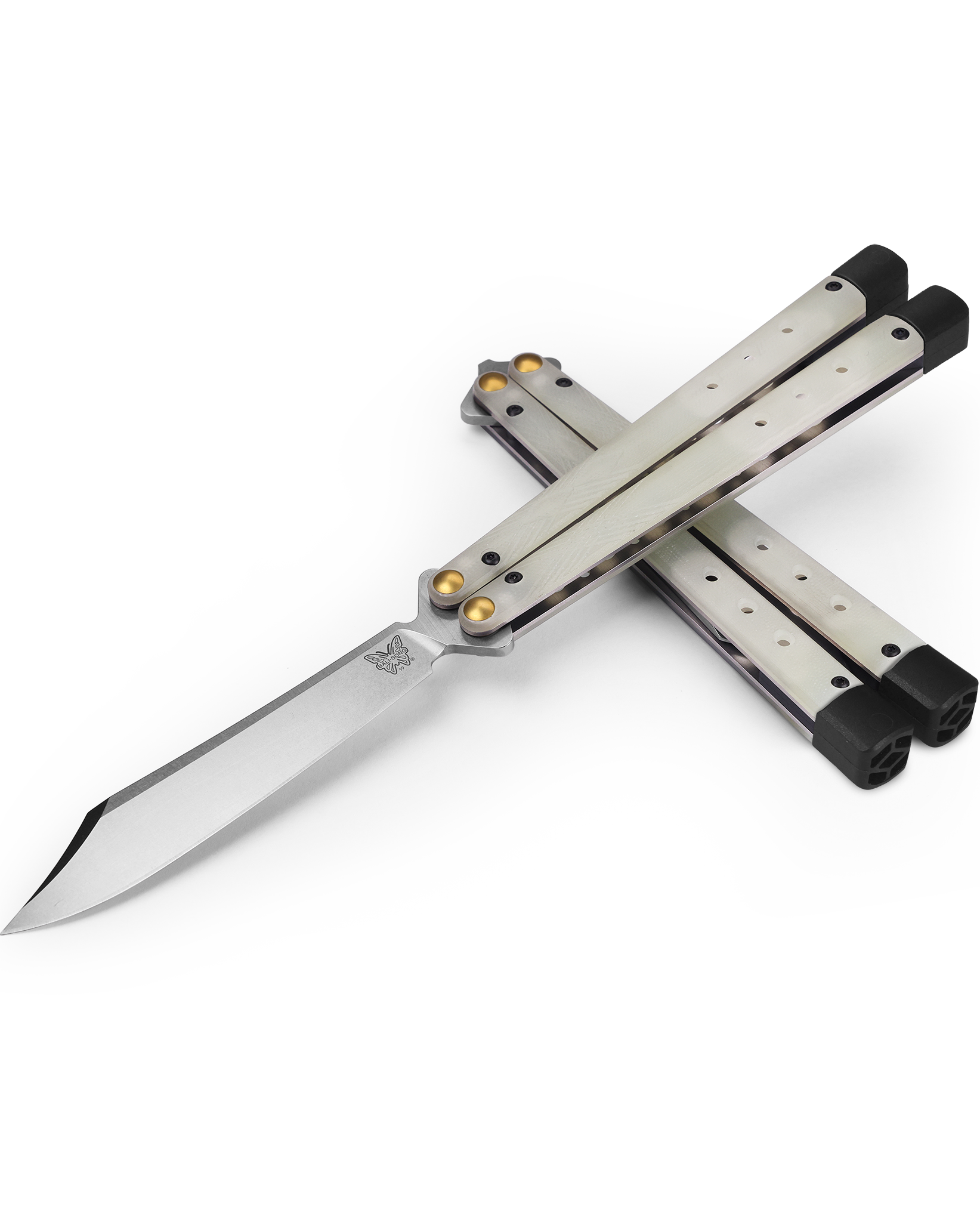 Benchmade Necron 99 Balisong - Butterfly Knife - G10 Handle - CPM-S30V Blade Knives - Tophatter Daily Deals