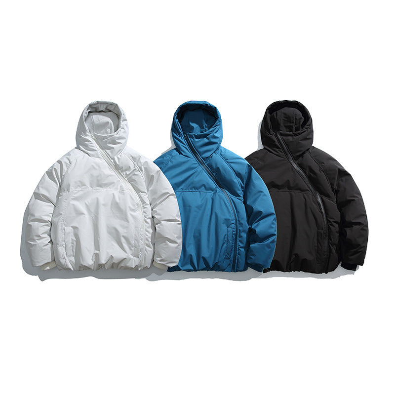 Insulating Men’s Padded Coat - Oversized Hood, Vinylon 3D Changing Face Moving Picture Frame - Tophatter Daily Deals