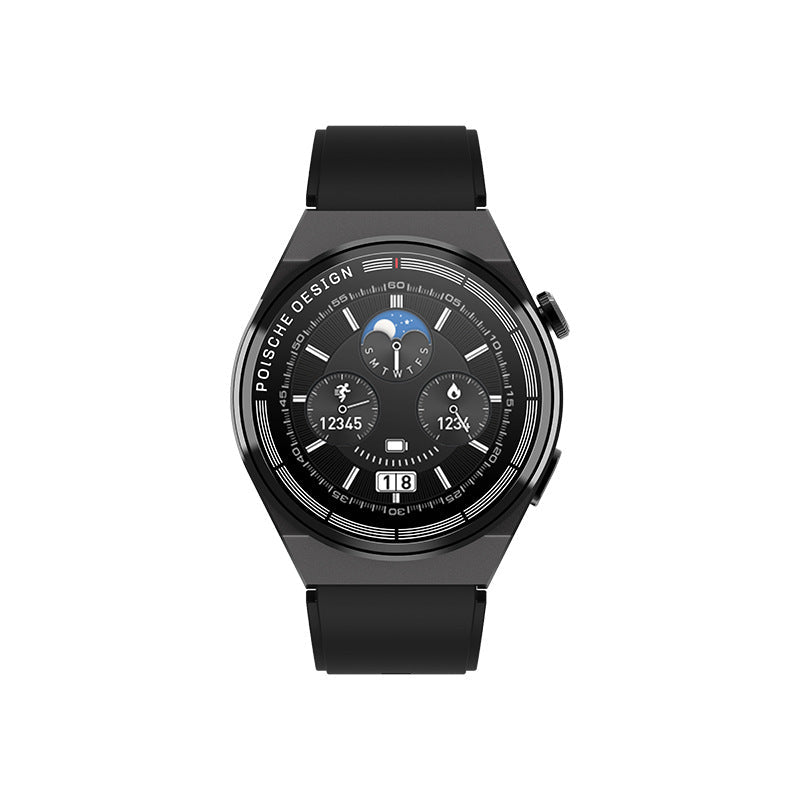 Bluetooth Call Offline Payment NFC Access Control Blood Sugar Music Smartwatch Black 0 - Tophatter Daily Deals