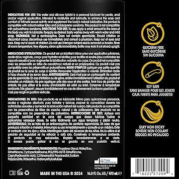 Wet Gold Hybrid Water Silicone Blend – 16oz Personal Lubricant > Lube > Hybrid - Tophatter Daily Deals