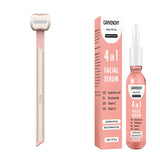 4 Colors Electric Red Blue Light Beautification Instrument Therapeutic Warmth Face Massage Rose Gold 0 - Tophatter Daily Deals