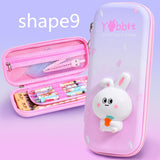 3D Decompression Pencil Case Multifunctional Large-capacity Shape9 0 - Tophatter Daily Deals