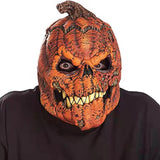 Pumpkin Horror Mask Latex Cosplay Prop Halloween 2025 3D Changing Face Moving Picture Frame - Tophatter Daily Deals