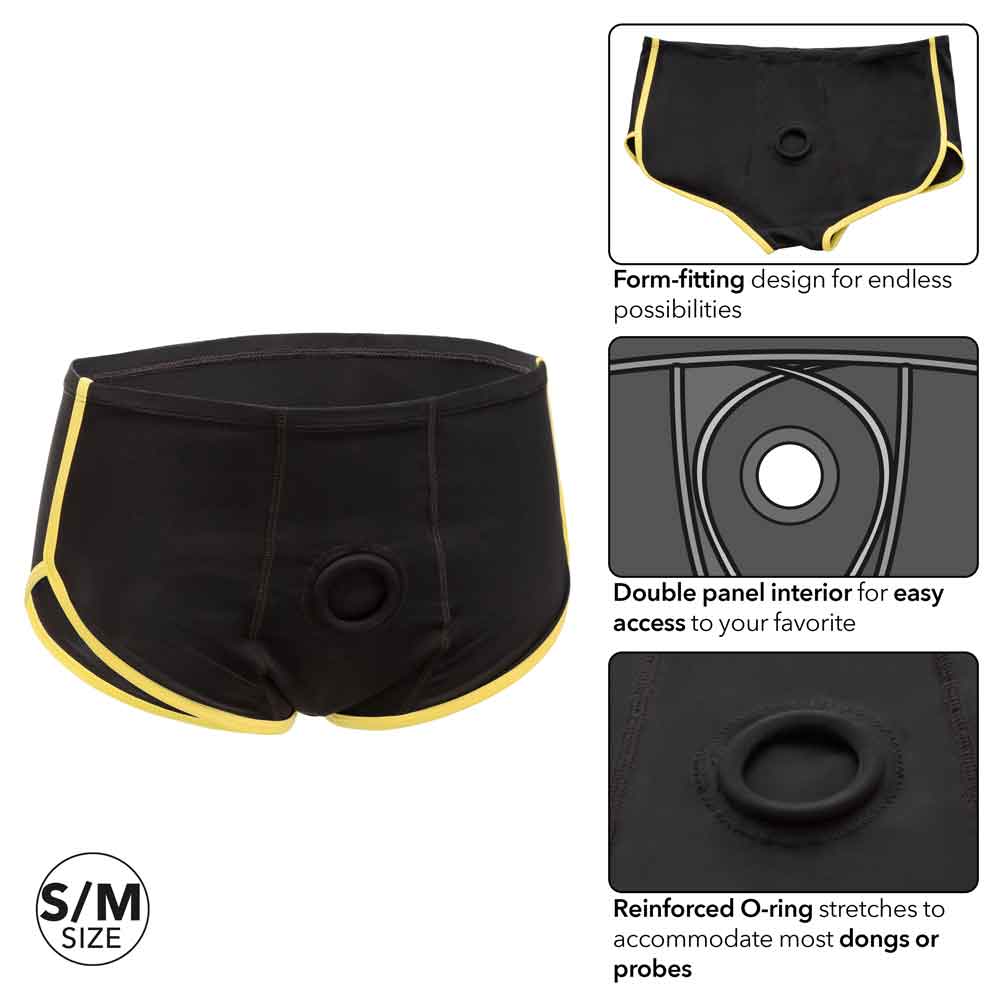 Boundless Black and Yellow Brief – Harness > Dildos > Strap On Harnesses - Tophatter Daily Deals
