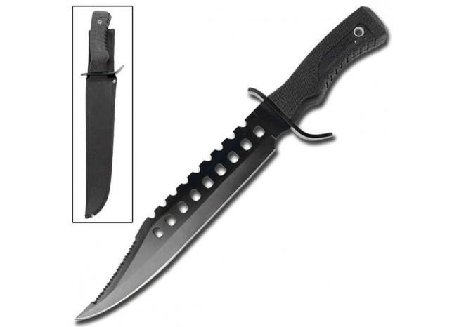 Survivors Bowie Sawback Knife 17 Inches Black knives - Tophatter Daily Deals