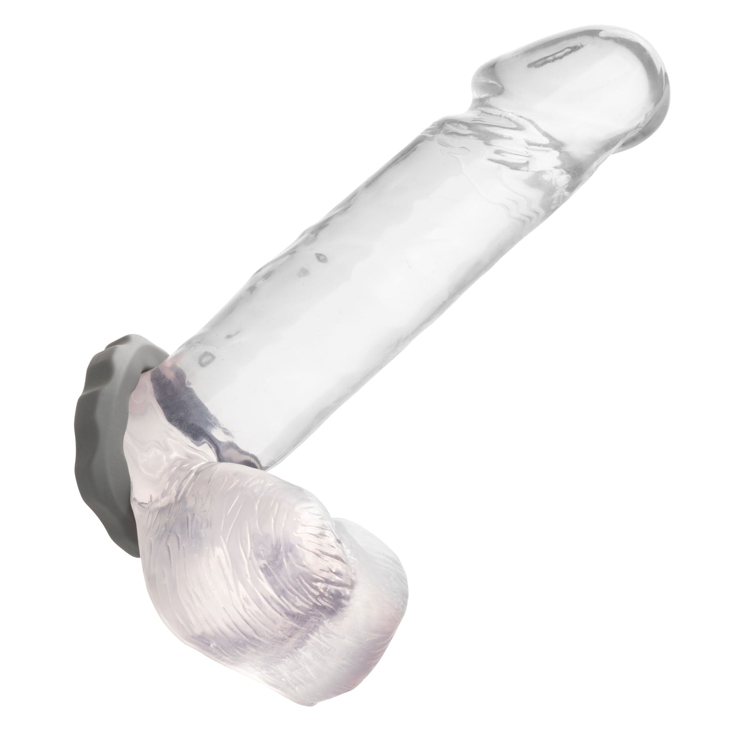 Alpha Liquid Silicone Erect Ring Stretchy Comfortable Gray Beaded Design > Cock Ring > Single - Tophatter Daily Deals