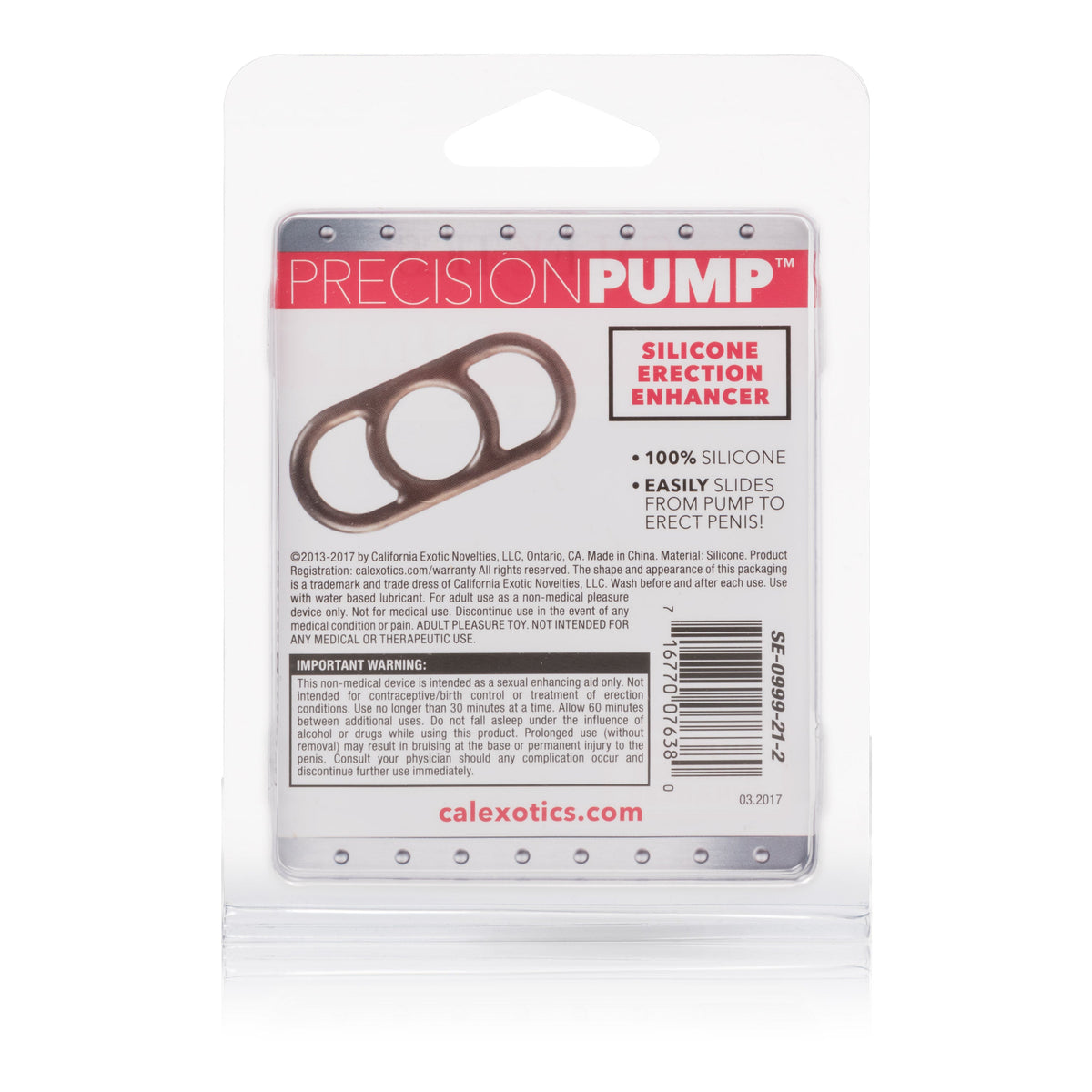Precision Pump Silicone Erection Enhancer Smoke > Cock Ring > Single - Tophatter Daily Deals