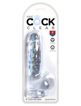 King Cock Clear 6 Inch Realistic Silicone Dildo With Balls > Dildos > Slim Dildos - Tophatter Daily Deals