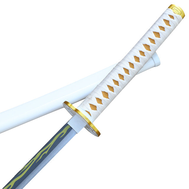 Agatsuma Zenitsu Collectible Demon Slayer Replica Yellow Nichirin Katana Sword Swords - Tophatter Daily Deals